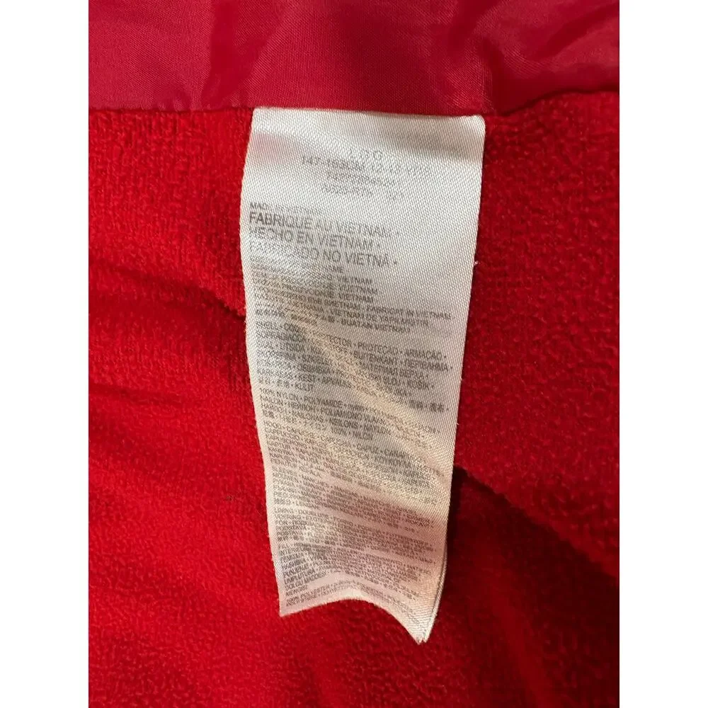 Nike Air Jordan Jacket Hooded Coat Size Large 12 year old Red & Black
